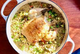 ROASTED CHICKEN WITH MOROCCAN SPICED QUINOA